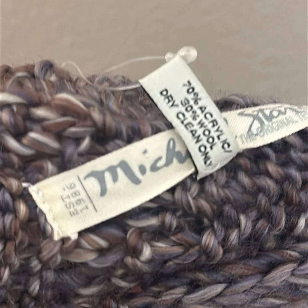 Michael Stars Knit Eternity Scarf Wool‎ Blend NWT